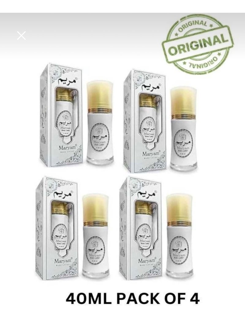 Maryam Atar Perfumed Whitening Body Lotion for Women - 40ml Pack of 4