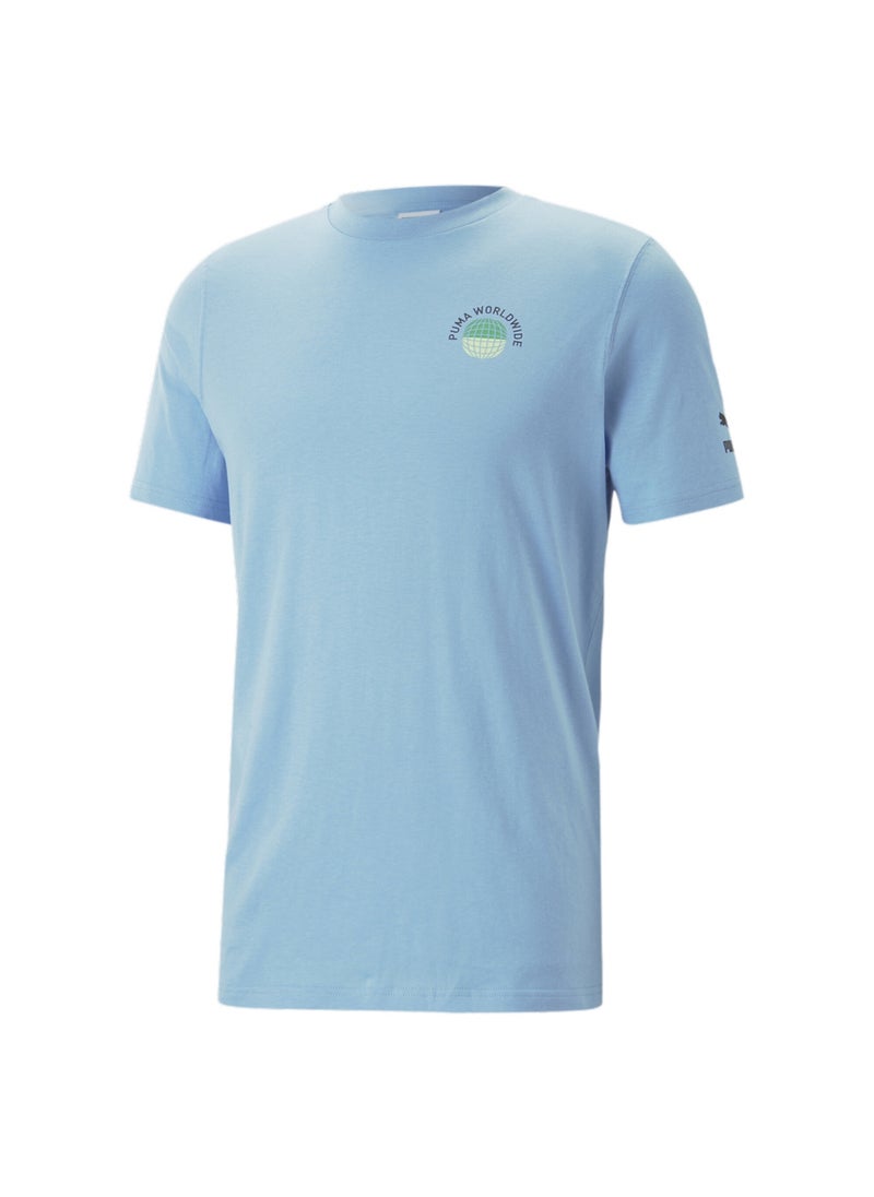 PUMA Worldwide Graphic Mens Short Sleeve T-shirt  - Image 1