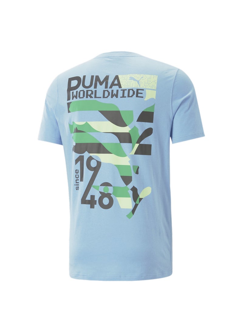 PUMA Worldwide Graphic Mens Short Sleeve T-shirt  - Image 2