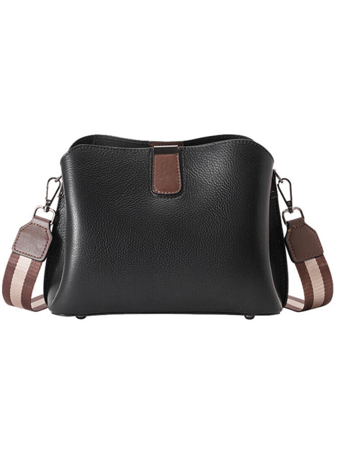 Old Man'S Head Laotou Top-grain Leather Women's Handbag, Large Capacity Mom Bag, Shoulder Crossbody Bag, Qixi Valentine's Day Gift - Image 3