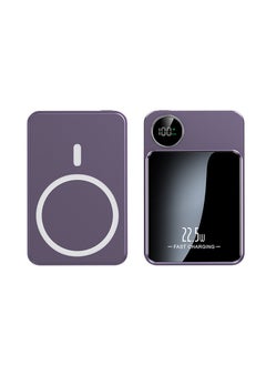 General Wireless Power Bank - 22.5W External Phone Battery - 10000mAh Slim Fast Charging LCD Display Magnetic Power Bank for most phone types 
