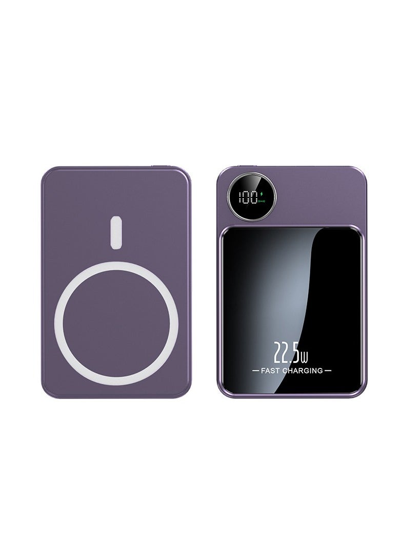 General - Wireless Power Bank - 22.5W External Phone Battery - 10000mAh Slim Fast Charging LCD Display Magnetic Power Bank for most phone types - Image 1