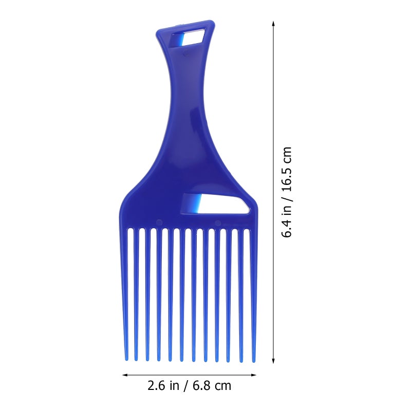 4 Pcs Multi-purpose Hairstyling Combs Pick Combs Wide-tooth Combs (Black ) - Image 2
