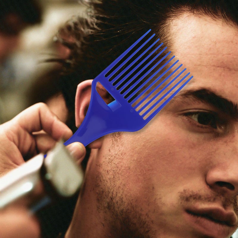 4 Pcs Multi-purpose Hairstyling Combs Pick Combs Wide-tooth Combs (Black ) - Image 5