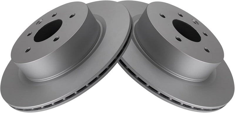 TRQ Rear Brake Rotor Set G-Coated Vented Compatible with 2009-2014 2016-2023 Nissan Maxima - Image 3