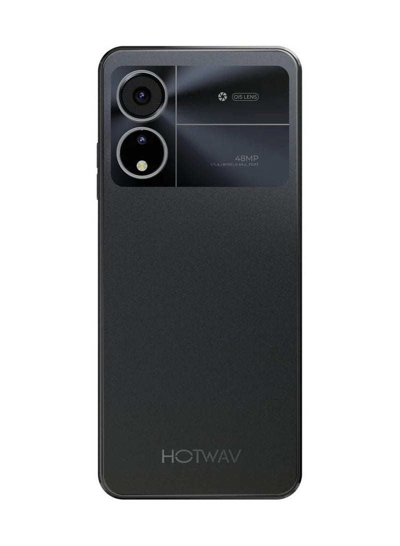 HOTWAV Note 12 2024 Smartphone 6’8 inch HD display screen with 6+10GB RAM+128GB ROM Midnight Black - Image 1