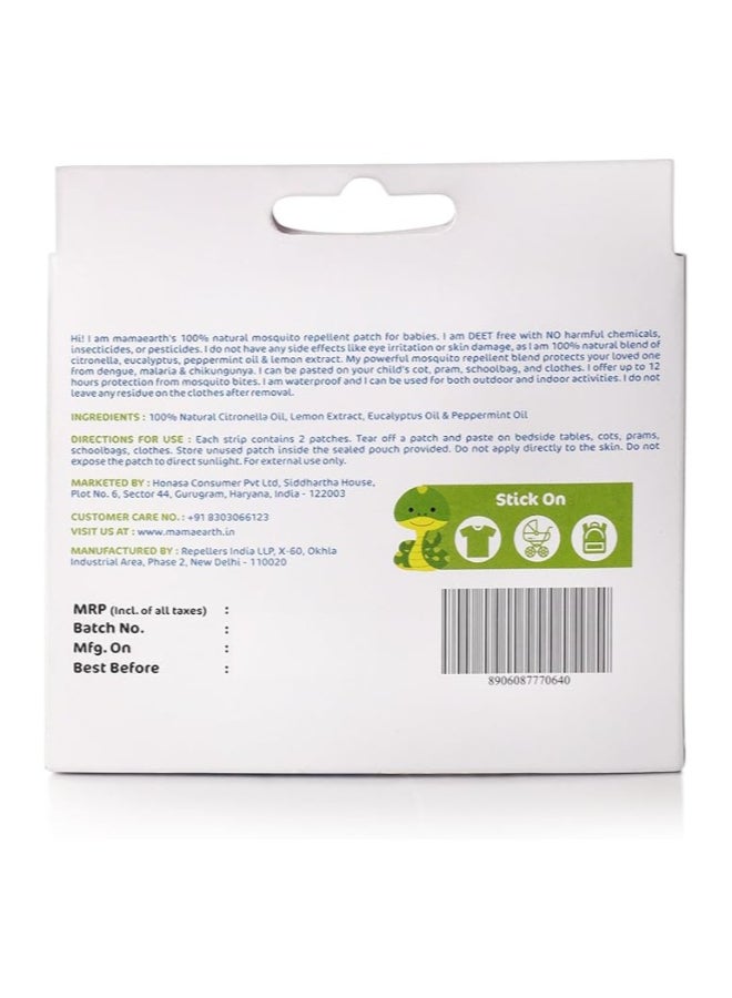 Mamaearth Natural Mosquito Repellent Patches, 24Pcs - Image 2