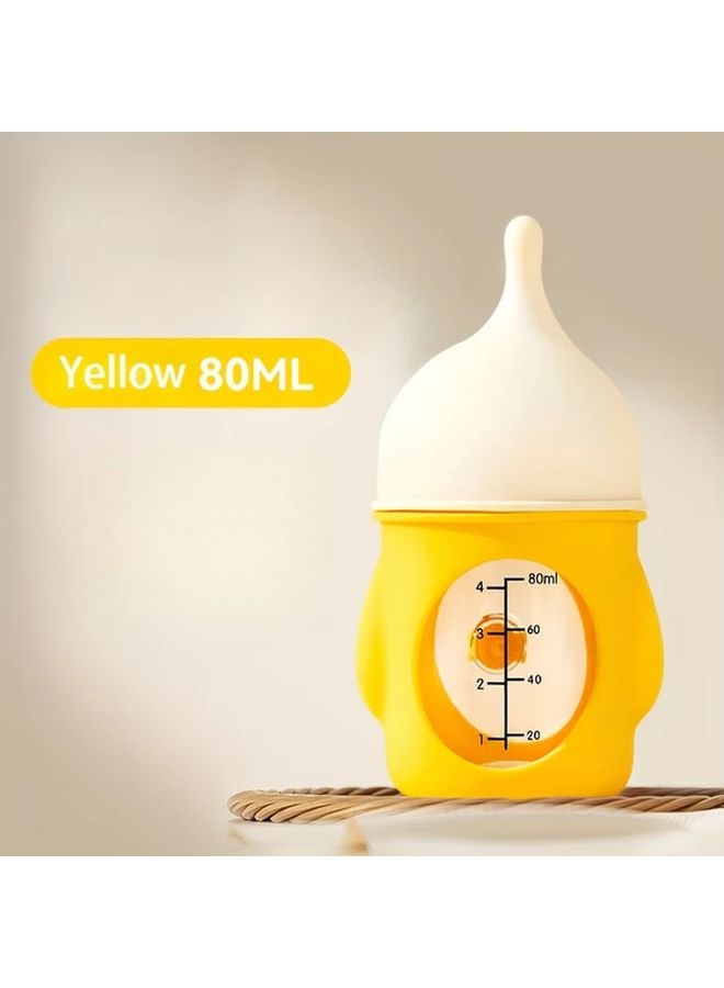 6 Sizes Available Customer Favorite Soft Pet Feeding Bottle With Anti Choke Valve For Kittens And Puppies Locke Yellow 0.68 Oz - Image 4