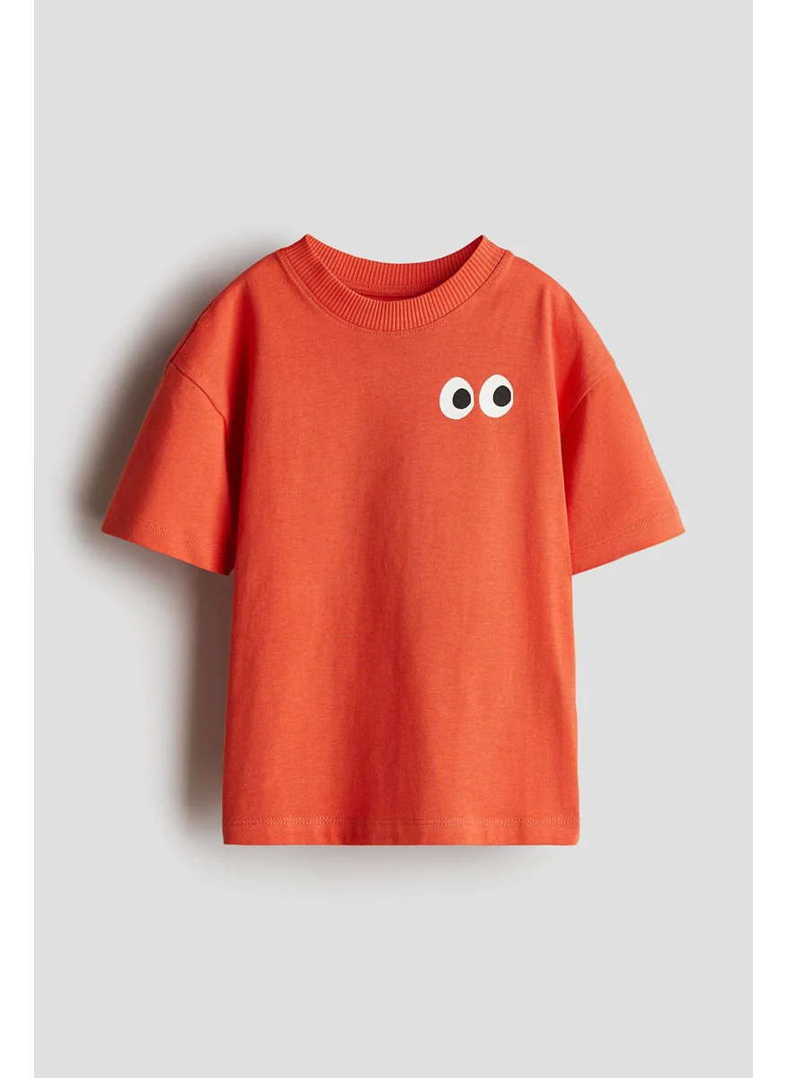 H&M Loose-Fit Cotton T-Shirt