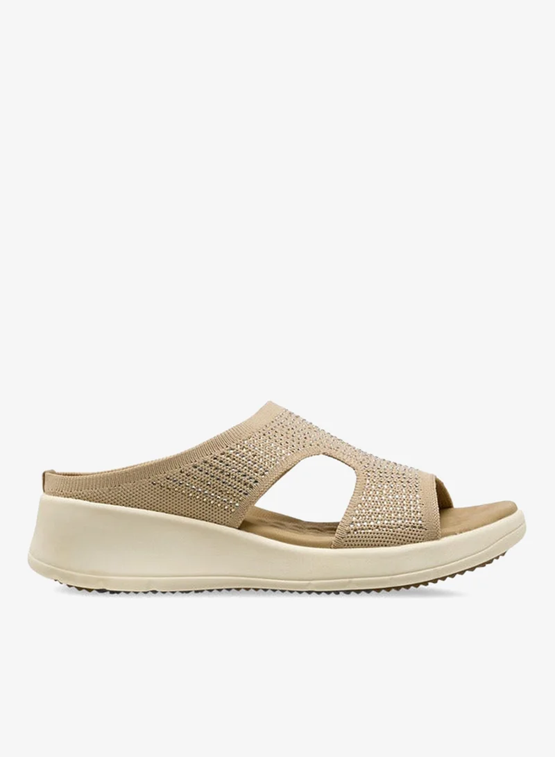 لو كونفورت صنادل نسائية بكعب إسفين فلينكيت تشكيلة رمضان