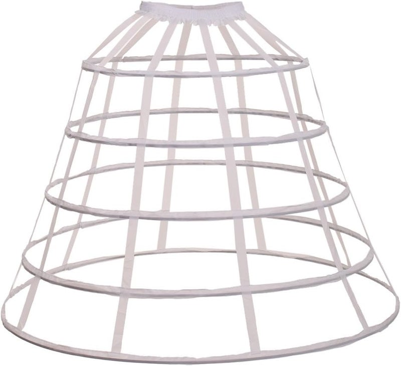 GRACEART Victorian Dress Pannier Hoop Skirt Bustle Cage Skirt - Image 1