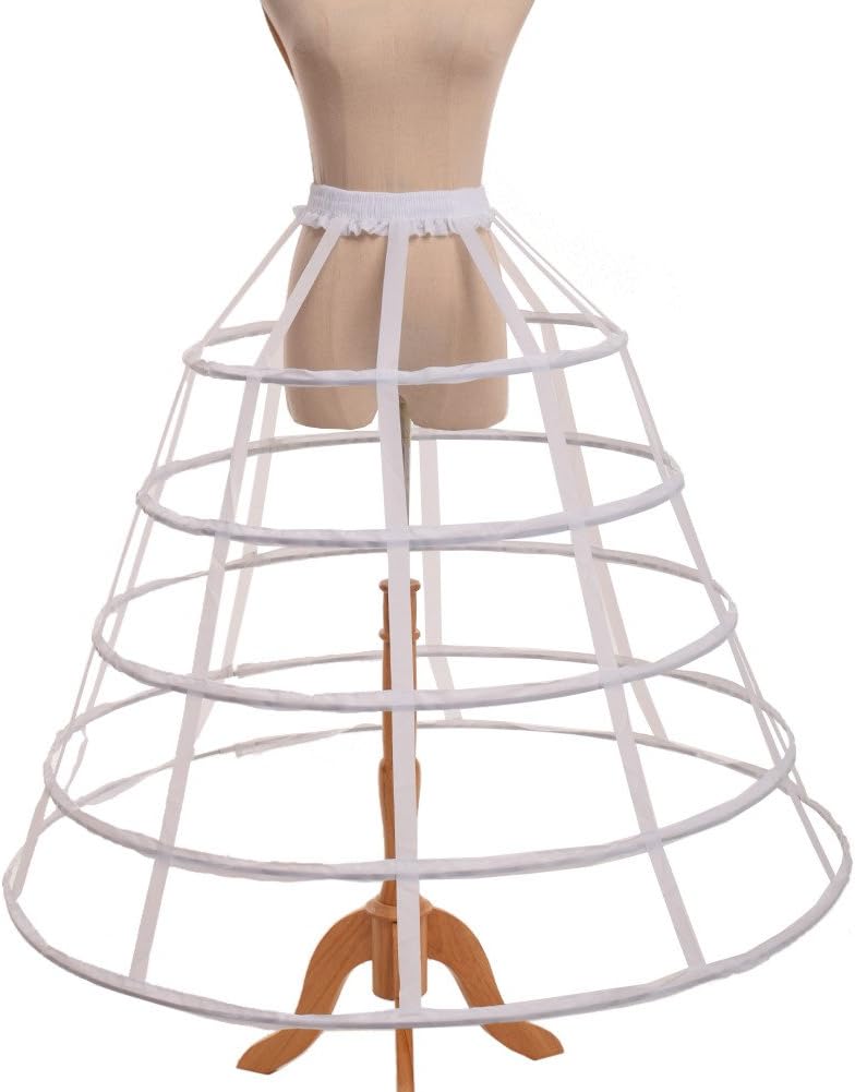 GRACEART Victorian Dress Pannier Hoop Skirt Bustle Cage Skirt - Image 2