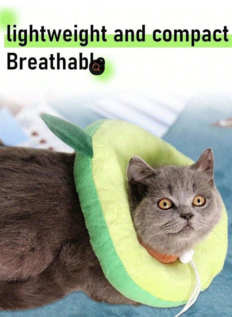 A.M Adjustable Cat Cone Recovery Collar, Dog Cone Alternative After Elizabeth Collar Surgery, Cat Cone to Stop Licking Soft Dog Cone, Cat Neck Cone Soft Side Collar for Cats and Dogs - Image 5
