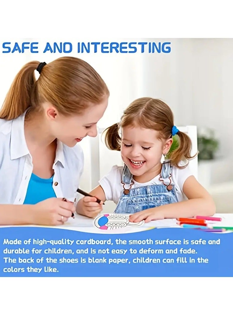 Early Educational Shoelace Threading Teaching Toys, Kindergarten Child Learn To Tie Shoelaces Bowknot Painting Puzzle Toy - Image 4