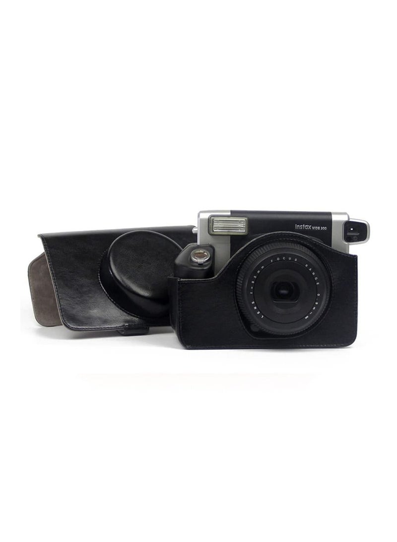 Vintage PU Leather Protective Case with Removable Strap for Fujifilm/Polaroid Instax Wide 300 Instant Film Camera - Image 5