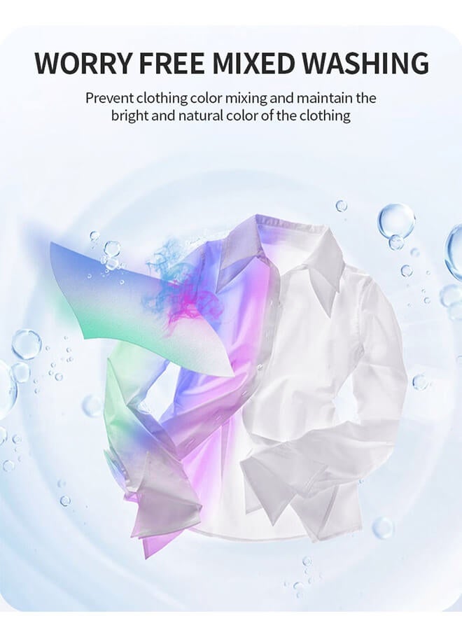 Color Catchers for Laundry, Allow Mixed Washes, Prevents Color Runs and Maintains Original Clothing, 100 Count - Image 2