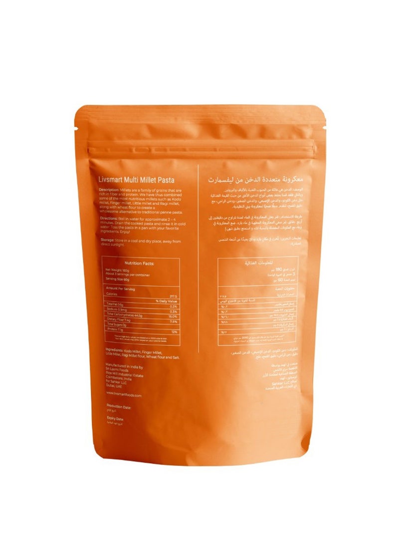 LIVSMART Multi Millet Pasta 180g  - Image 2