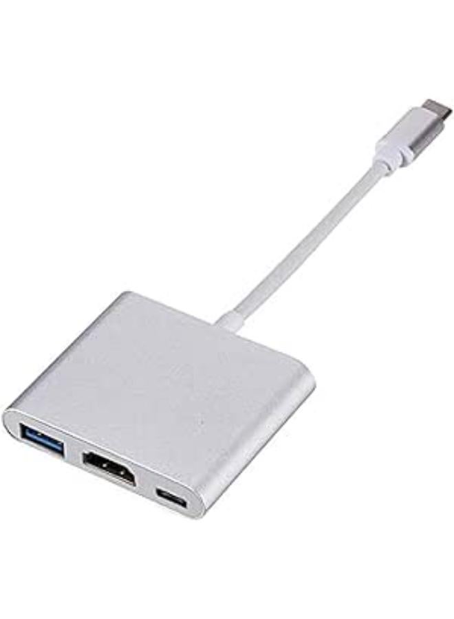 Adapter Cable Type-C TO HDMI Converter 4K USB3.1Type-C to HDMI 3-in-1 HD