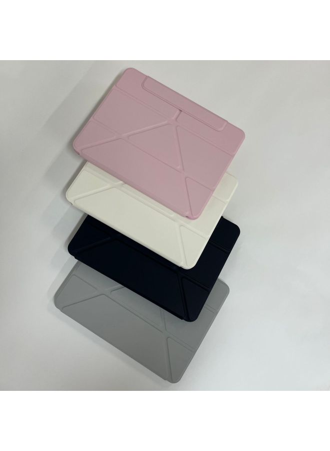 For 3 Y Support 2024 IPad Air(M2) Protective Case Air11 Acrylic 13 Inch Rotating Vertical Screen-Color:Minimalist Gray-Applicable Models:Air 2024 Version ( 13inch )