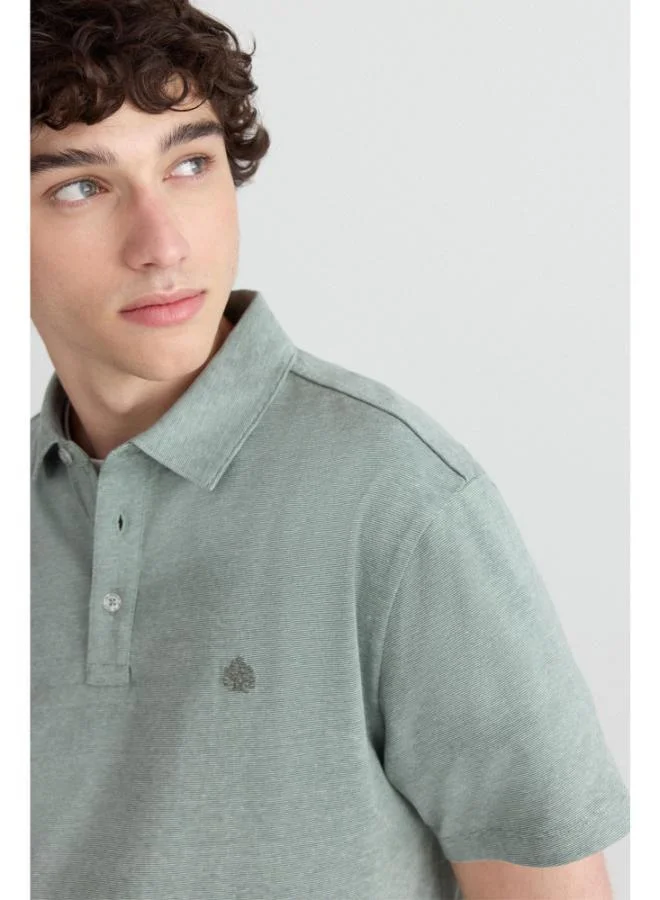 Springfield  Microraya jersey slim fit polo shirt for Men | Best Price UAE