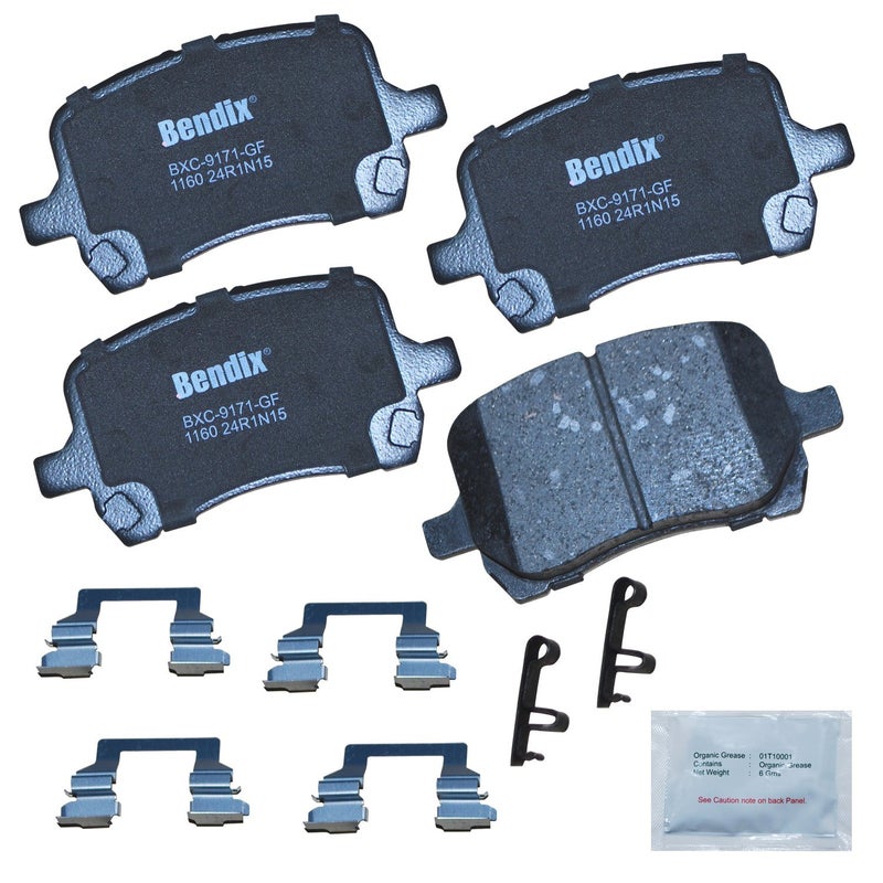 Bendix Priority1 CFC1160 Ceramic Front Brake Pads for Chevrolet Cobalt 2008, HHR 2011-2006, Malibu 2012-2004, Pontiac G5 2009-2008, G6 2010-2006, Saturn Aura 2009-2007 - Image 3