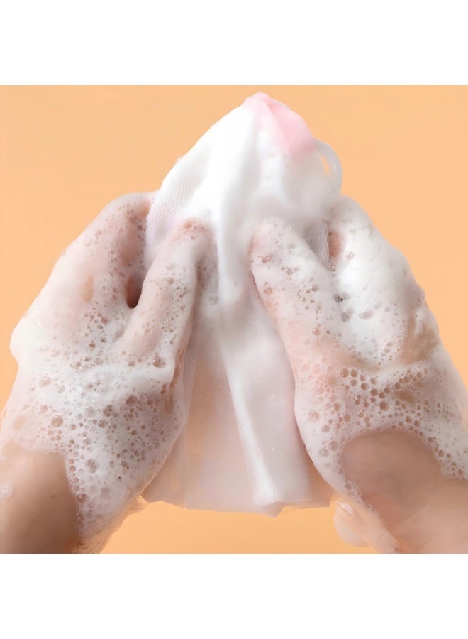 Soap Bag Soft for Shower, Soap Pouch Saver with Drawstring for Foaming and Drying,Hangable (10 pcs mesh soap bag) - Image 3