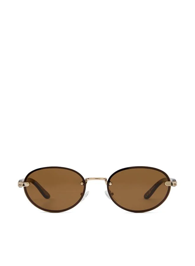 Alicee Ladies Brown Sunglasses