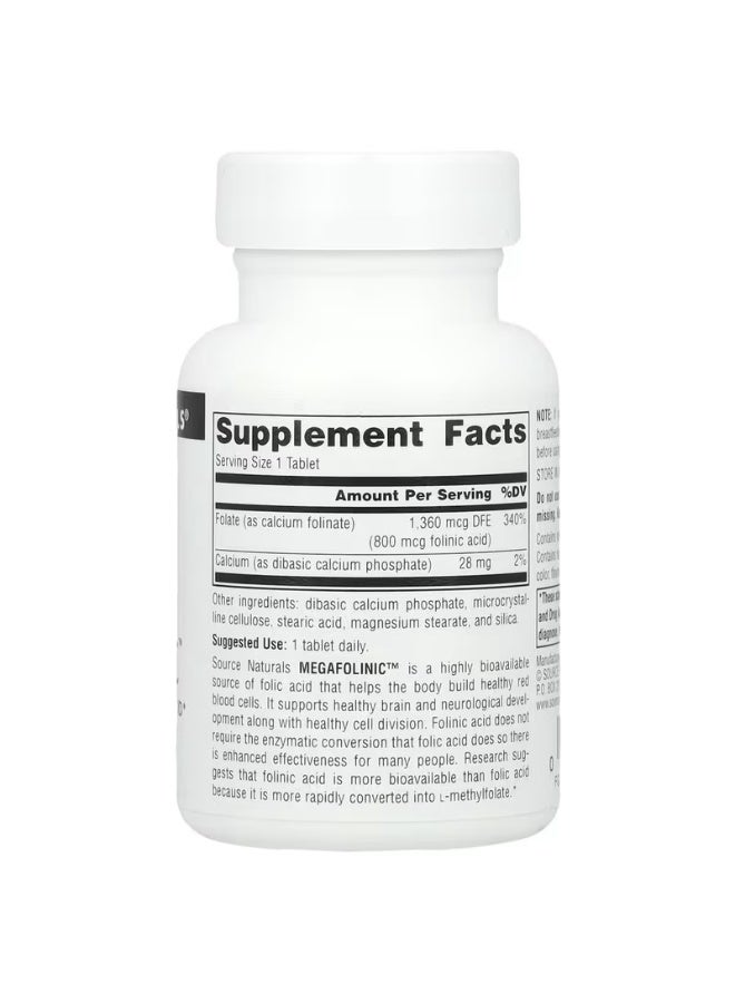 Source Naturals Hoodia Concentrate 250mg, 120 Capsules Source Naturals, MegaFolinic™, 800 mcg, 120 Tablets - Image 2