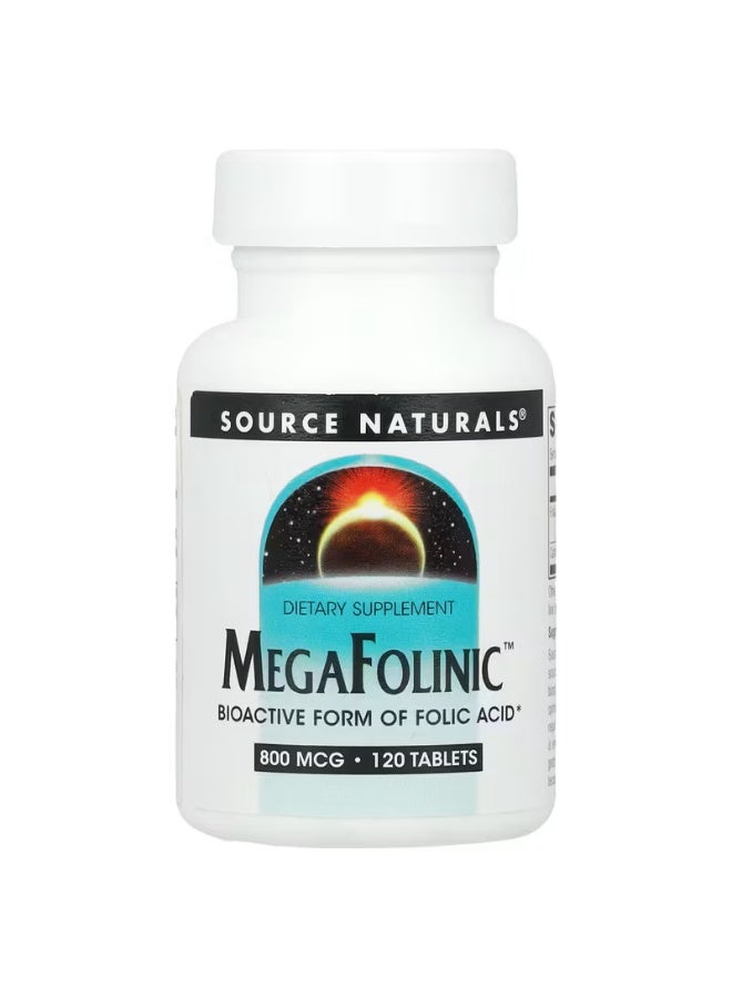 Source Naturals Hoodia Concentrate 250mg, 120 Capsules Source Naturals, MegaFolinic™, 800 mcg, 120 Tablets - Image 1