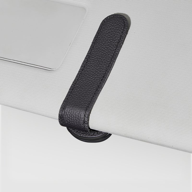 Car Glasses Holder Multi-Function Vehicle Sunglasses Holder Car Inner Sun Visor Sunglasses Case Storage Card Holder - Image 4