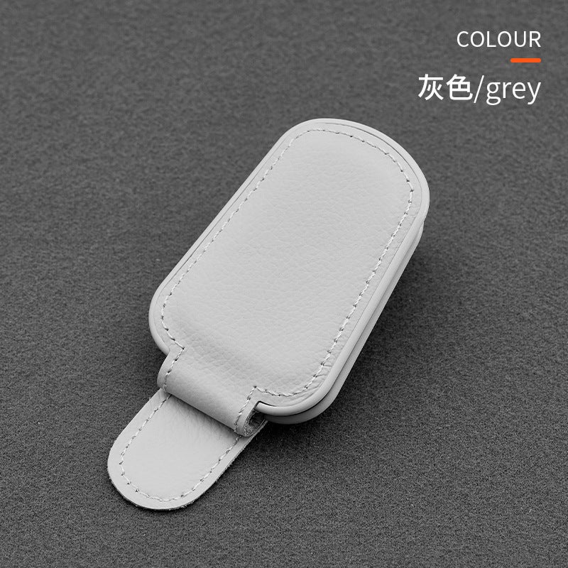 Car Glasses Holder Multi-Function Vehicle Sunglasses Holder Car Inner Sun Visor Sunglasses Case Storage Card Holder - Image 1