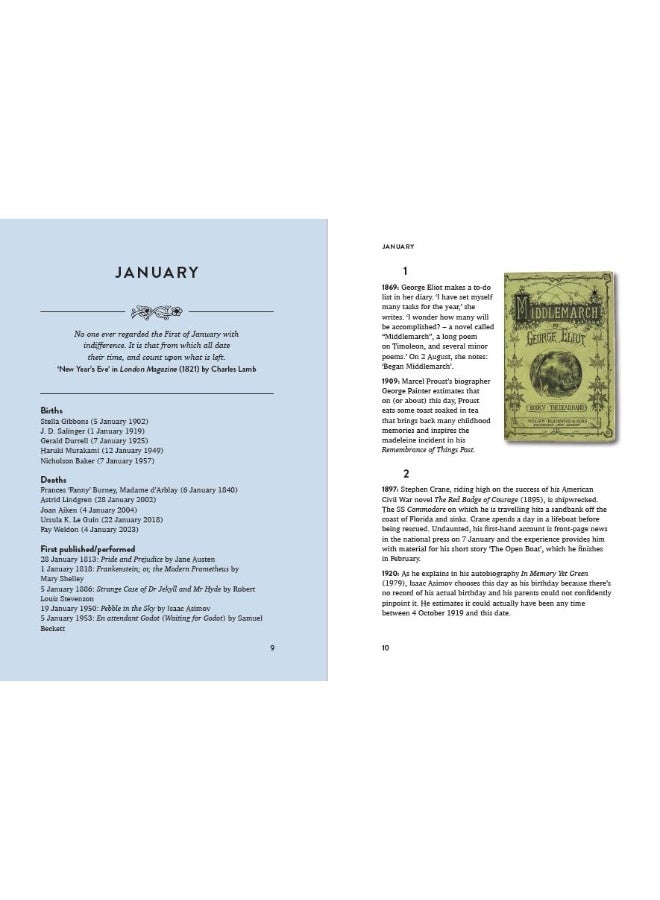 The Book Lover's Almanac: A Year of Literary Events, Letters, Scandals and P - Image 2
