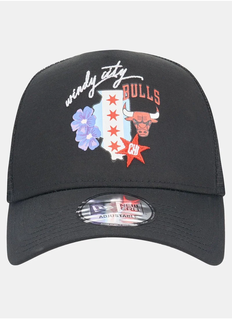 NEW ERA Men's NBA Chicago Bulls Logo Trucker Cap