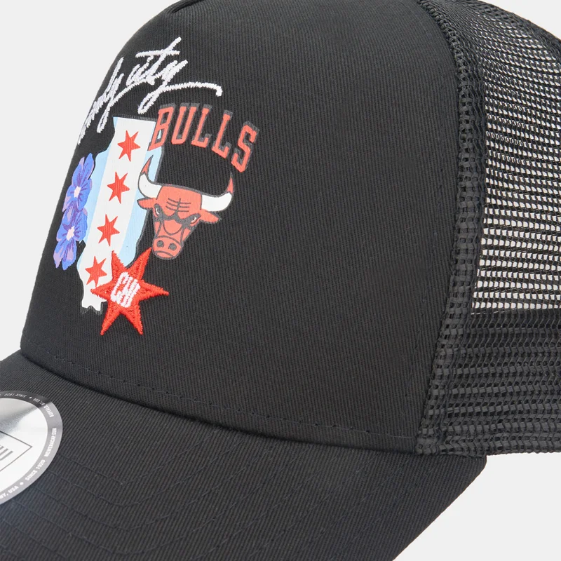NEW ERA Men's NBA Chicago Bulls Logo Trucker Cap