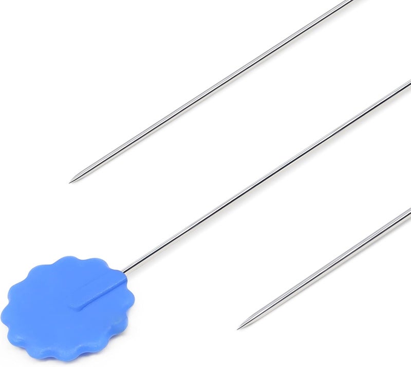 Dritz 68 Flat Head Pins, Flower, 2-Inch (50-Count) - Image 2