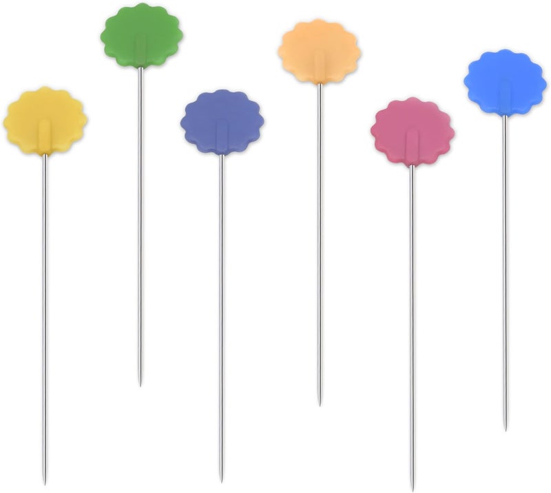 Dritz 68 Flat Head Pins, Flower, 2-Inch (50-Count) - Image 4