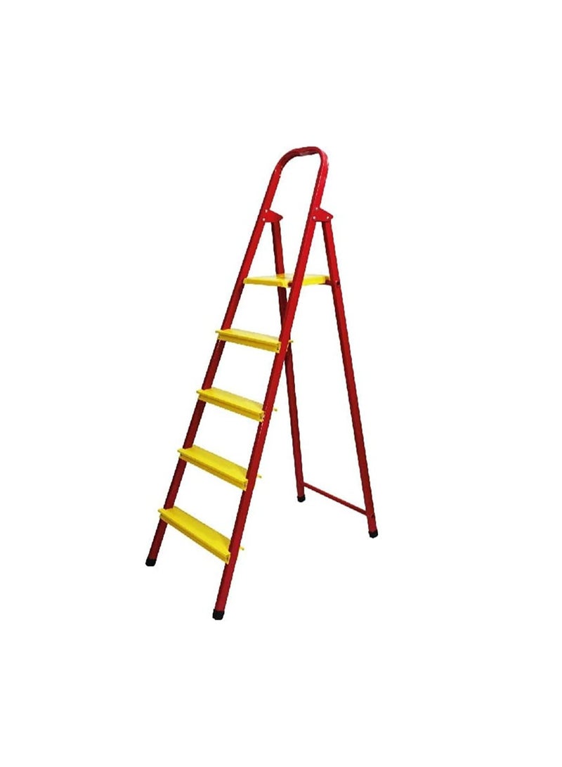 5-Step Multicolour Step Ladder, Lightweight & Durable