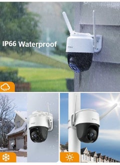 Cruiser 1080P Wi-Fi Smart Home Outdoor Security Camera Color Night Vision 360 Degree IP66 Dust And Water Protection ,Built-in Spotlight And Siren, Two-way Talk, AI Cloud/SD Card Storage (4MP) - pzsku/Z769B041638A19B7158B5Z/45/_/1692219025/7f82495e-f970-4dea-b647-4dddc60dfe58