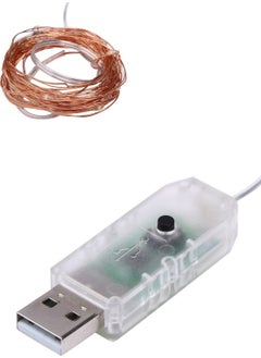 Buffer New Year and Special Concept Decoration 5 m USB Connected Fairy LED Light Yellow  - Image 4