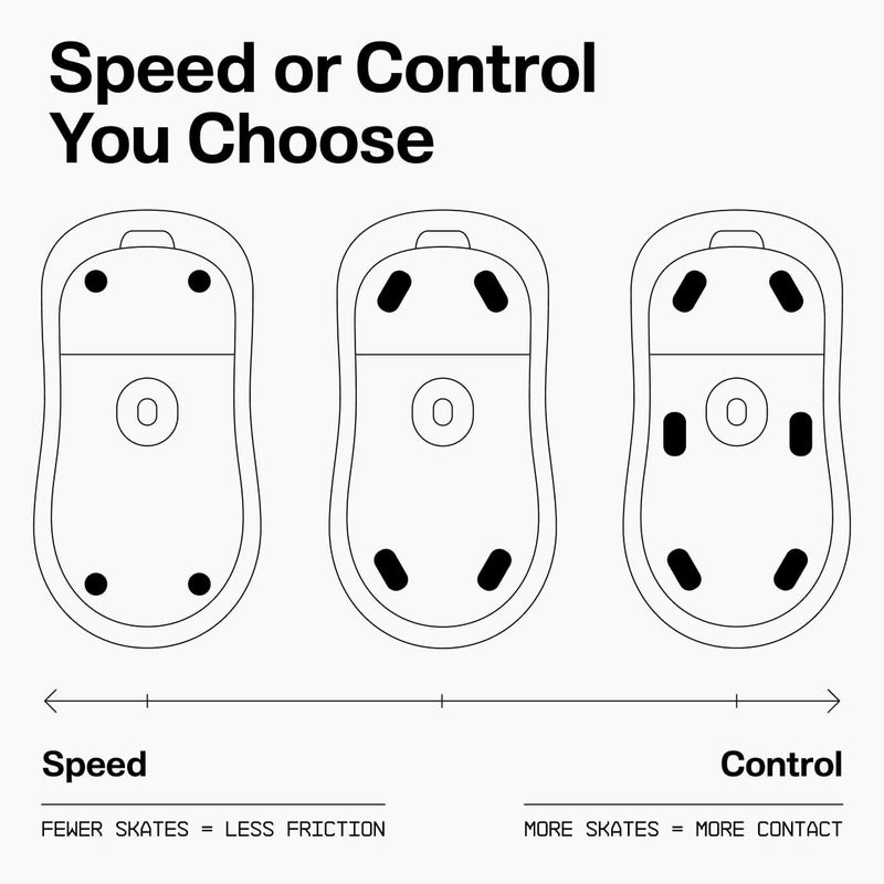 Wallhack UHMW-PE Dot Mouse Skates | Premium Universal Skates for Gaming Mice | Ultra-Smooth Glide on Cloth & Glass Pads | Customize Speed & Control | Durable, Easy to Apply | Black 7mm x 7mm - Image 3