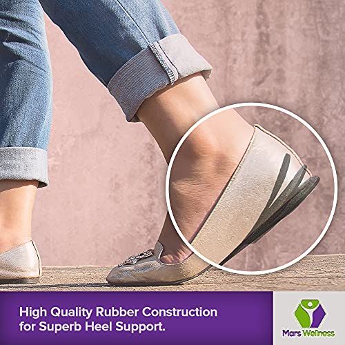 MARS WELLNESS Premium Adjustable Orthopedic Heel Lift - Made in The USA - for Heel Pain and Leg Length Discrepancies - Pack of 2 (Small (Pack of 2)) Brown - Image 3