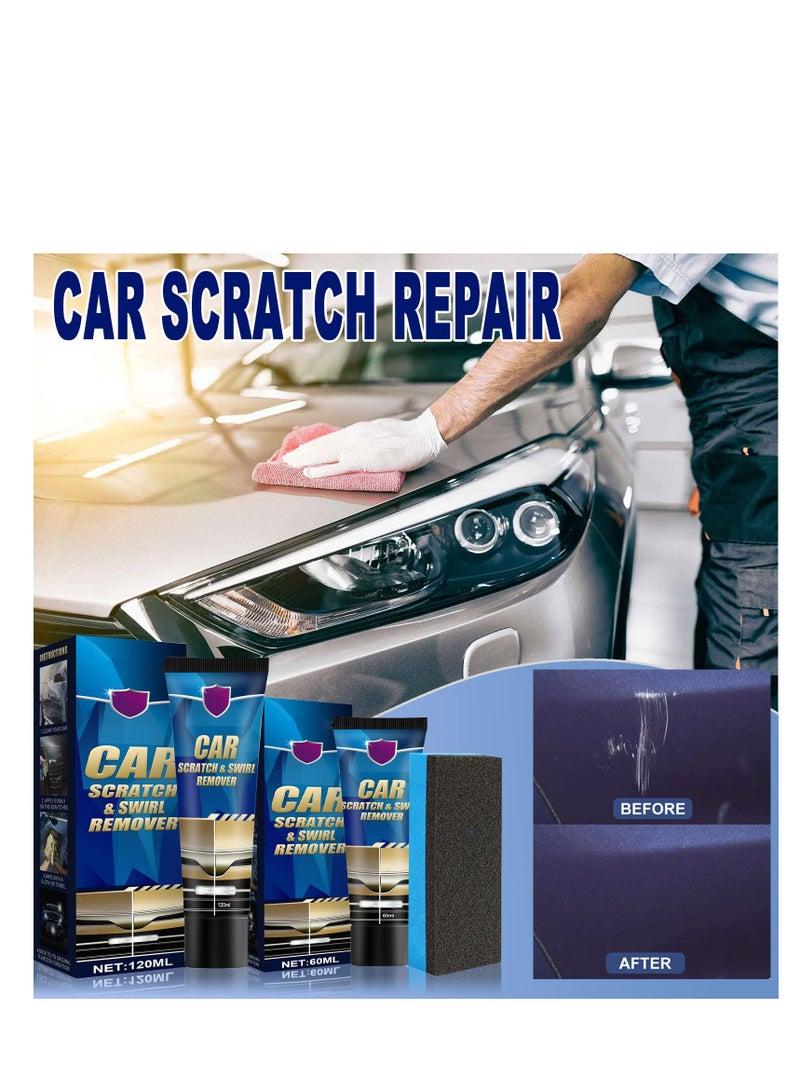 SYOSI Car Scratch Remover, Premium Car Scratch Remover Kit, Scratch Remover for Vehicles, Scratch Removal, Car Scratch Swirl Remover, Car Scratch Remover for Deep Scratches, Active Decomposition Scrub - Image 2