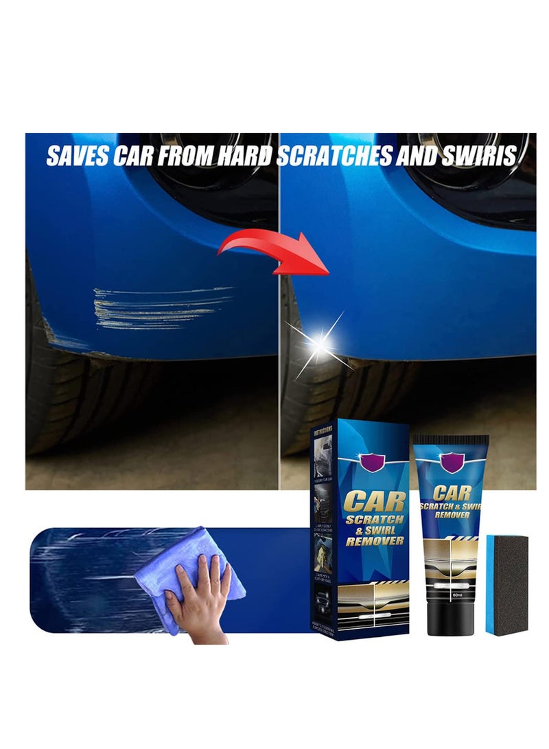 SYOSI Car Scratch Remover, Premium Car Scratch Remover Kit, Scratch Remover for Vehicles, Scratch Removal, Car Scratch Swirl Remover, Car Scratch Remover for Deep Scratches, Active Decomposition Scrub - Image 4