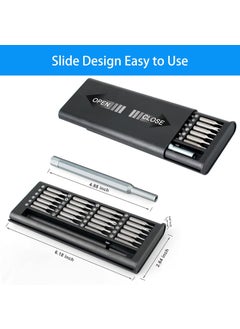 tasainu 24 in 1 Small Screwdriver Sets Precision Screwdriver Set for Electronics Magnetic Mini Screwdriver Set Micro Screwdriver Kit For Repairing Eyeglasses Watches Electronics Computer tasainu  - Image 5