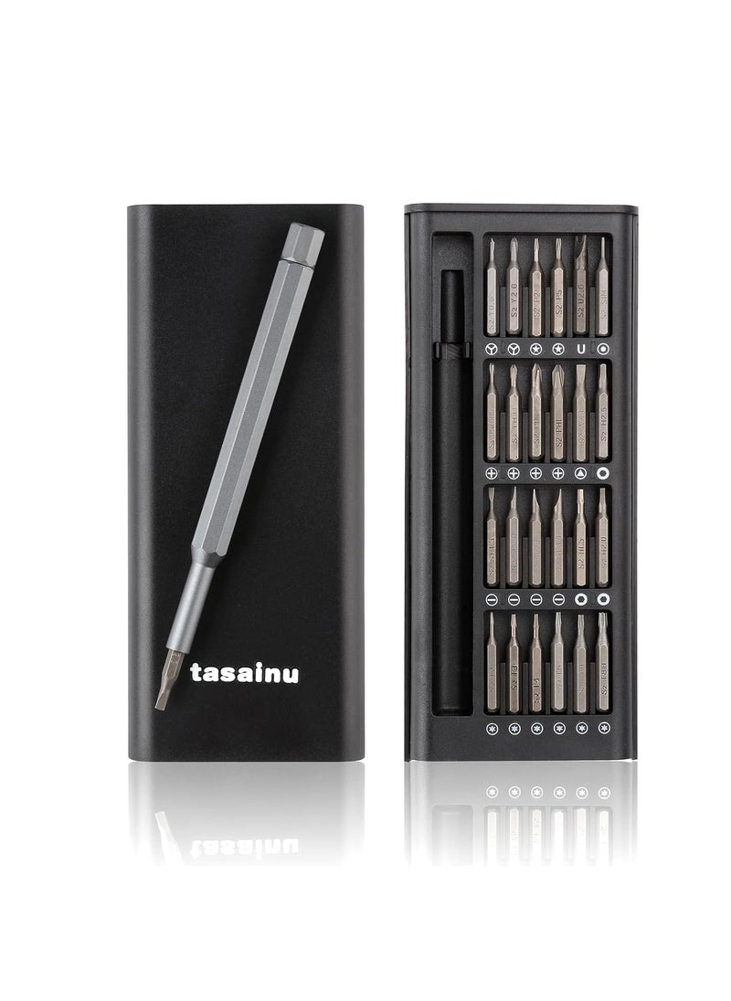 tasainu - 24 in 1 Small Screwdriver Sets Precision Screwdriver Set for Electronics Magnetic Mini Screwdriver Set Micro Screwdriver Kit For Repairing Eyeglasses Watches Electronics Computer tasainu - Image 1
