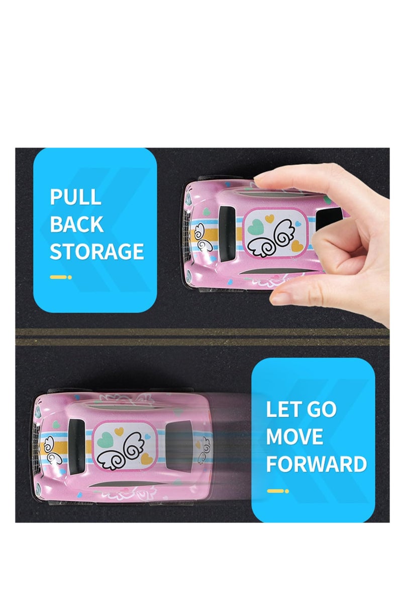 30 Pcs Pull Back Cars Multiple Shapes with Storage Box, develop hands-on children's skills and self-discipline.Variety of toy vehicles in different colors to choose from. easy for children to grasp. - Image 5
