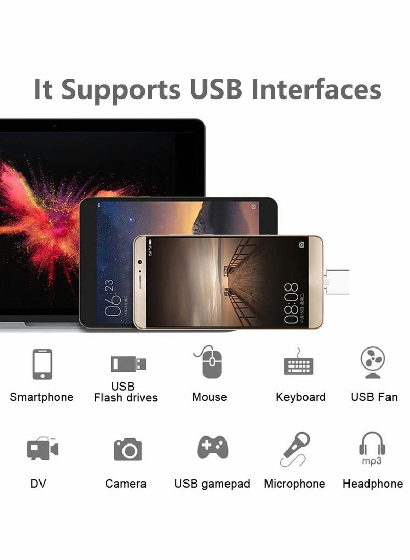 USB C to OTG Adapter, Type-C Male Female Thunderbolt Converter, 10 pcs - Image 4