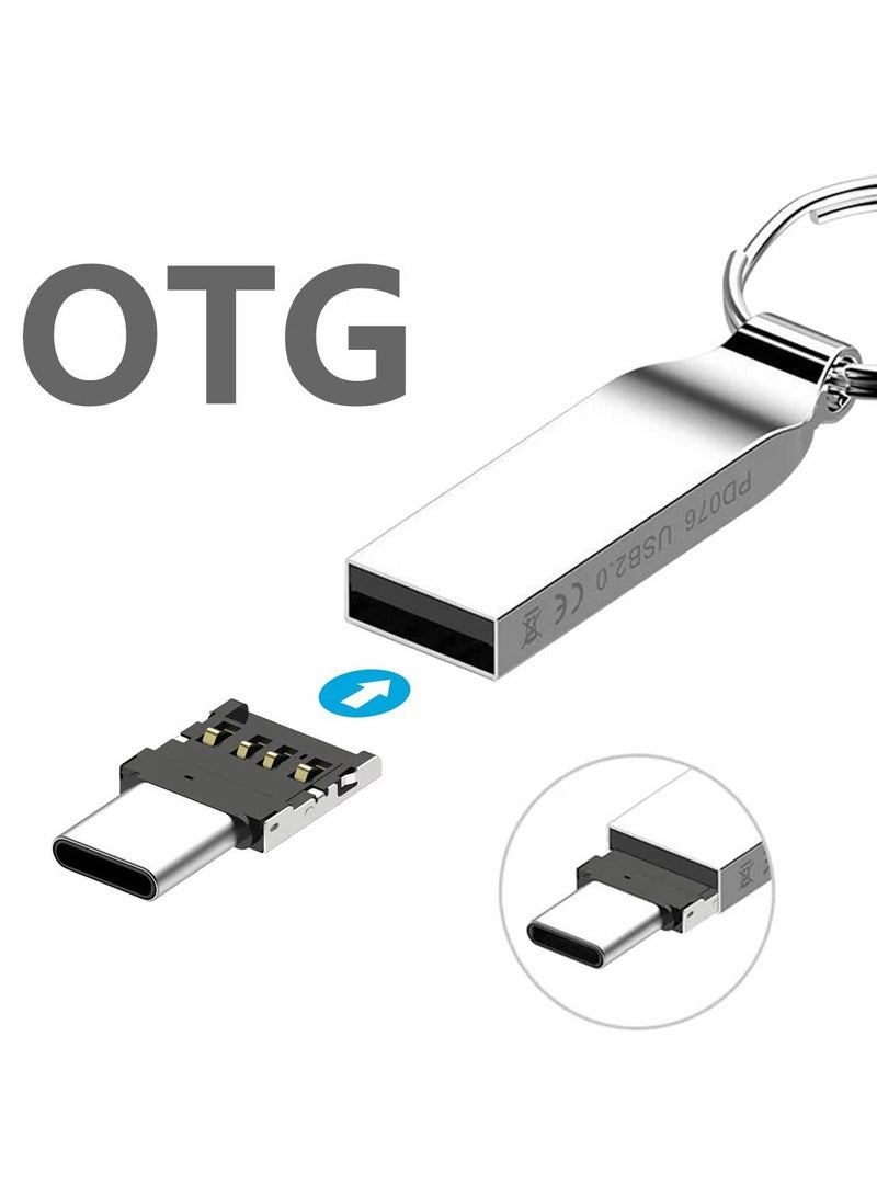 USB C to OTG Adapter, Type-C Male Female Thunderbolt Converter, 10 pcs - Image 5