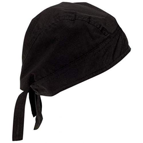 Zacharias Cotton Anti Pollution Head Scarf/Bandana for Cycling/Biking Under Helmet (Black) - Image 1