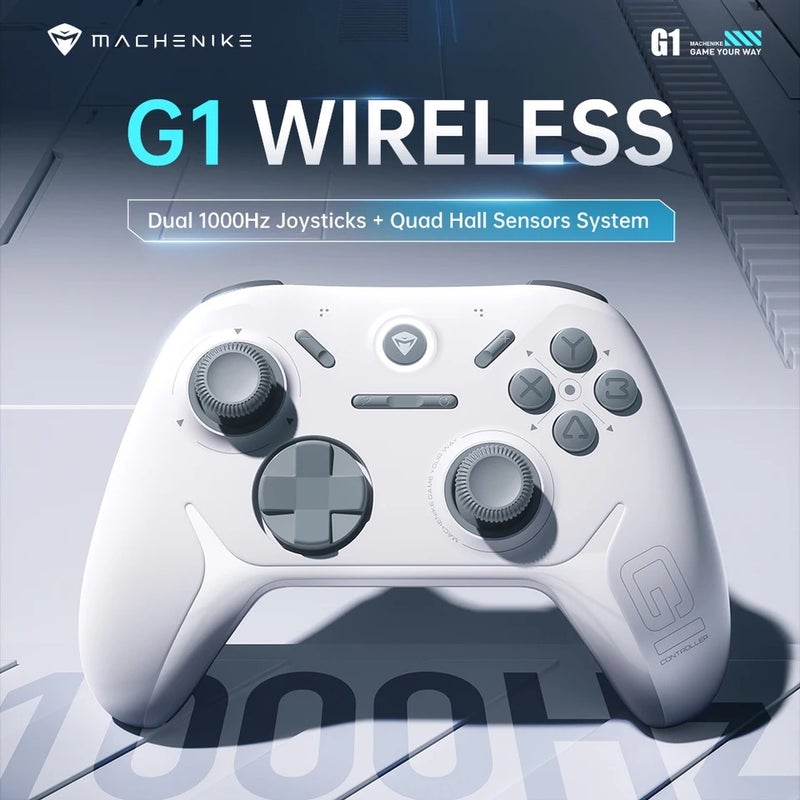 ماكينيك ذراع تحكم Machenike G1 Wireless Gaming Controller, Hall Effect Trigger and Joystick, 1K Polling Rate, for Nintendo Switch, PC, iOS, Android - Image 2